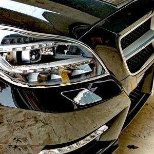 Mercedes® Gush Covers, Chrome, Sedan, 2012-2018 (218)