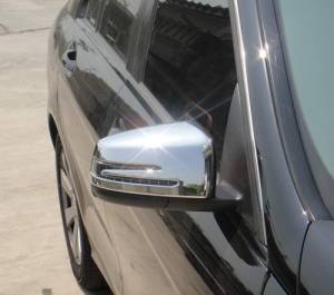 Mercedes® Mirror Covers, Chrome, Sedan, 2012-2018 (218)