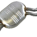 Mercedes® Replacement Center Exhaust Muffler, 1990-1995 (124)