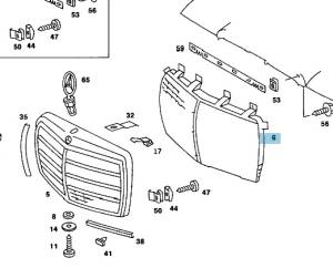 GENUINE MERCEDES - Mercedes® Grille Screen, 1977-1985 (123) - Image 2