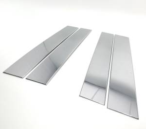 Performance Products® - Mercedes® Door Pillar Post Covers, Chrome, Sedan, 2015-2021 (205) - Image 1