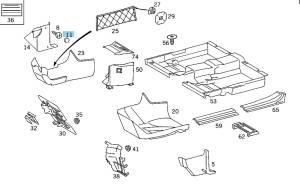 GENUINE MERCEDES - Mercedes® Screw Cover (129) - Image 1