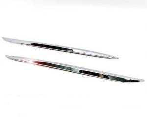 Mercedes® Rear Bumper Moulding Set, Chrome, Sedan, 2017-2022 (213)