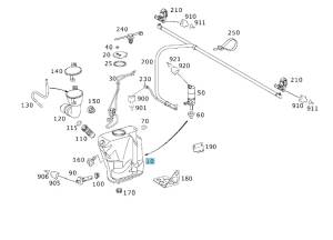 Performance Products® - Mercedes® Washer Reservoir, 2003-2012 (230) - Image 4