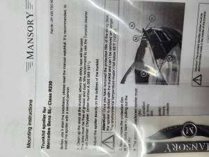 Performance Products® - Mercedes® Dynamic Performance Lip Spoiler, 2003-2009 (230) - Image 6