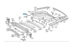 GENUINE MERCEDES - Mercedes® Hardware, Panel Clip, 002-994-61-45 - Image 4