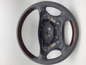 Performance Products® - Mercedes® Steering Wheel, Classic Style, Laurelwood Insert & Ash Grey Leather (203) - Image 2