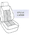 Performance Products® - Mercedes® Rear Seat Cover with Armrest and Headrest Covers, Leather 1996-2002 (210) - Image 2