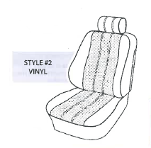 Performance Products® - Mercedes® Rear Seat Cover with Armrest and Headrest Covers, Leather 1996-2002 (210) - Image 3