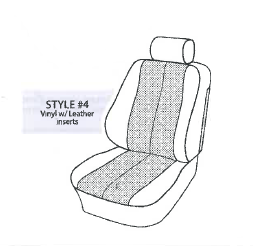 Performance Products® - Mercedes® Rear Seat Cover with Armrest and Headrest Covers, Leather 1996-2002 (210) - Image 5