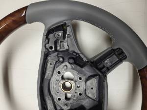 Performance Products® - Mercedes® Steering Wheel, Classic Style, Maple Birdseye & Alpaca Gray, 2006-2008 (164) - Image 3