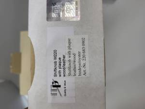 Performance Products® - Mercedes® Shift Knob, Black Birdseye & Oyster Leather, 2000-2003 (208) - Image 4