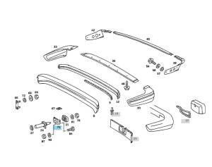 GENUINE MERCEDES - Mercedes® Shock Bracket,1977-1985 (123) - Image 4