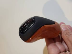 Performance Products® - Mercedes® Shift Knob, Chestnut & Black Leather, Without Keyless-Go, 2001-2004 (230) - Image 4