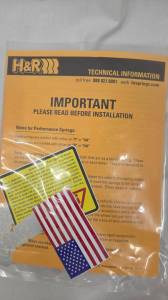 Performance Products® - Mercedes® H&R Spring Set, ML320/ML430, 1998-2002 (163) - Image 3