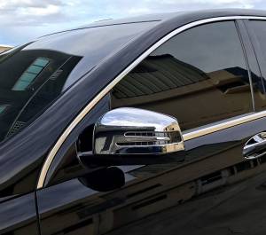Mercedes® Mirror Cover Set, Chrome, 2011-2012 (251)