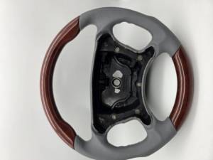Performance Products® - Mercedes® Steering Wheel, Sports Style, Burlwood & Alpaca Grey Leather, 2003-2006 (230) - Image 1