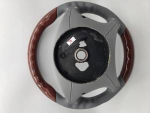 Performance Products® - Mercedes® Steering Wheel, Sports Style, Burlwood & Alpaca Grey Leather, 2003-2006 (230) - Image 2