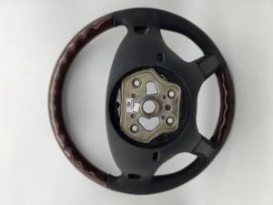 Performance Products® - Mercedes® Steering Wheel, Classic Style, Tiptronic, Burlwood & Black Leather, 2007-2008 (221) - Image 2