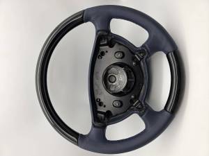 Performance Products® - Mercedes® Steering Wheel, Classic Style, Birdseye & Blue Leather, E500/E320, 2003-2006 (211) - Image 3