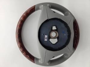 Performance Products® - Mercedes® Steering Wheel, Classic Style, Leather, Burlwood & Alpaca Grey, 2003-2008 (209) - Image 3