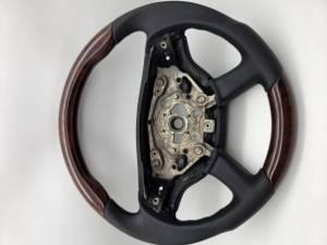 Performance Products® - Mercedes® Steering Wheel, Sports Style, Gloss Burlwood & Black Leather, AMG Tiptronic, 2007-2009 (221) - Image 4