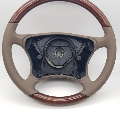 Mercedes® Steering Wheel, Standard, Calyptus & Java Leather, S-Class, 2000-2006 (220)