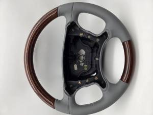 Performance Products® - Mercedes® Steering Wheel, Classic Style, Leather, Burlwood & Alpaca Grey, 2003-2008 (230) - Image 2