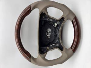 Mercedes® Steering Wheel, Sports Style, Burlwood & Middle Stone Leather, Tiptronic, SL55 AMG, 2007-2008 (230)