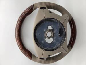Performance Products® - Mercedes® Steering Wheel, Sports Style, Burlwood & Middle Stone Leather, Tiptronic, SL55 AMG, 2007-2008 (230) - Image 2