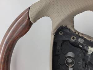 Performance Products® - Mercedes® Steering Wheel, Sports Style, Burlwood & Middle Stone Leather, Tiptronic, SL55 AMG, 2007-2008 (230) - Image 3