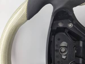 Performance Products® - Mercedes® Steering Wheel, Black Leather & Silver Carbon Fiber, Tiptronic, 2005-2011 (171) - Image 3