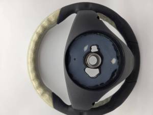 Performance Products® - Mercedes® Steering Wheel, Black Leather & Silver Carbon Fiber, Tiptronic, 2005-2011 (171) - Image 2