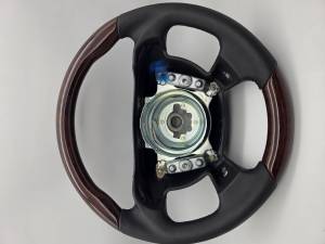 Performance Products® - Mercedes® Steering Wheel, Burlwood & Anthracite Leather, SLK230 Ergonomic, 1998-2000 (170) - Image 2
