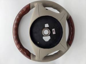 Mercedes® Steering Wheel, Ergonomic Style, Burlwood & Stone Leather, 2003-2009 (209)