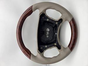 Performance Products® - Mercedes® Steering Wheel, Ergonomic Style, Burlwood & Stone Leather, 2003-2009 (209) - Image 6