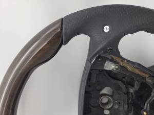 Performance Products® - Mercedes® Steering Wheel, Sport Style, Tiptronic, Laurelwood High-Gloss & Black Leather, CLS55 AMG, 2006 (219) - Image 3