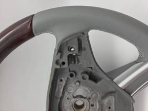 Performance Products® - Mercedes® Steering Wheel, Standard Style, Burlwood & Alpaca Grey Leather, 2006-2012 (164) - Image 3