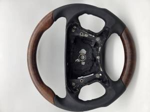 Performance Products® - Mercedes® Steering Wheel, Sport Style, Tiptronic, CLS AMG, Matte Burlwood & Black Leather, 2007-2010 (219) - Image 2