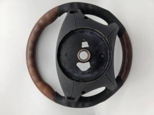 Performance Products® - Mercedes® Steering Wheel, Sport Style, Tiptronic, CLS AMG, Matte Burlwood & Black Leather, 2007-2010 (219) - Image 3