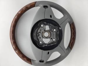 Mercedes® Steering Wheel, Classic Style, Maple Birdseye & Alpaca Gray, 2006-2008 (164)