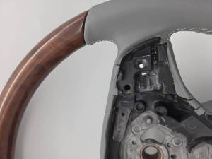 Performance Products® - Mercedes® Steering Wheel, Classic Style, Maple Birdseye & Alpaca Gray, 2006-2008 (164) - Image 3