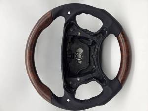 Performance Products® - Mercedes® Steering Wheel, Sports Style, Tiptronic, Matt Burlwood & Black Leather, CLS55 AMG, 2006 (219) - Image 2