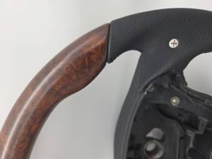 Performance Products® - Mercedes® Steering Wheel, Sports Style, Tiptronic, Matt Burlwood & Black Leather, CLS55 AMG, 2006 (219) - Image 3