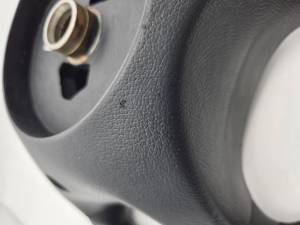 Performance Products® - Mercedes® Steering Wheel, Classic Style, Non-Tiptronic, Silver Carbon Fiber & Black Leather,  2003-2006 (230) - Image 4