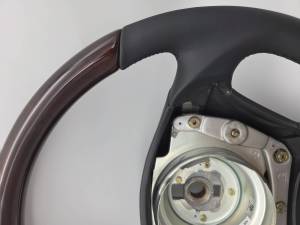 Performance Products® - Mercedes® Steering Wheel, Classic Style, Burlwood & Anthracite Leather - Image 3