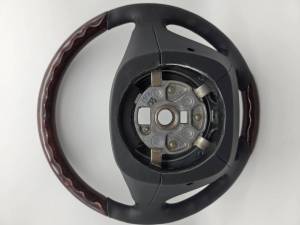 Performance Products® - Mercedes® Steering Wheel, Classic Style, Burlwood & Anthracite Leather - Image 4